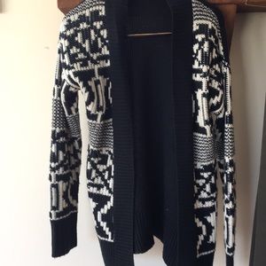 Black and White cardigan
